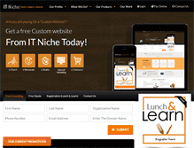 Tablet Screenshot of itniche.com